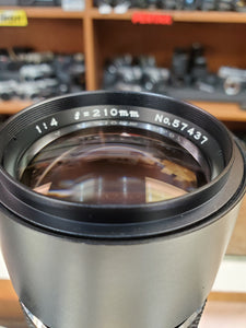 Mamiya-Sekor C 210mm f/4 Medium Format Lens for M645 1000s, CLA'd, Mint, Canada - Paramount Camera & Repair