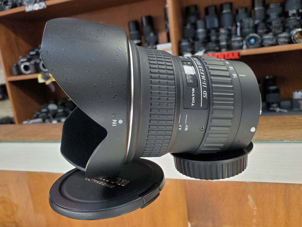 Tokina 11-16mm f/2.8 AT-X 116 Pro DX Wide Angle Lens for Canon - Paramount Camera & Repair