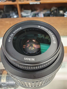 Nikon 18-55mm f/3.5-5.6G AF-S DX VR Nikkor Zoom Lens - Used Condition 10/10 - Paramount Camera & Repair