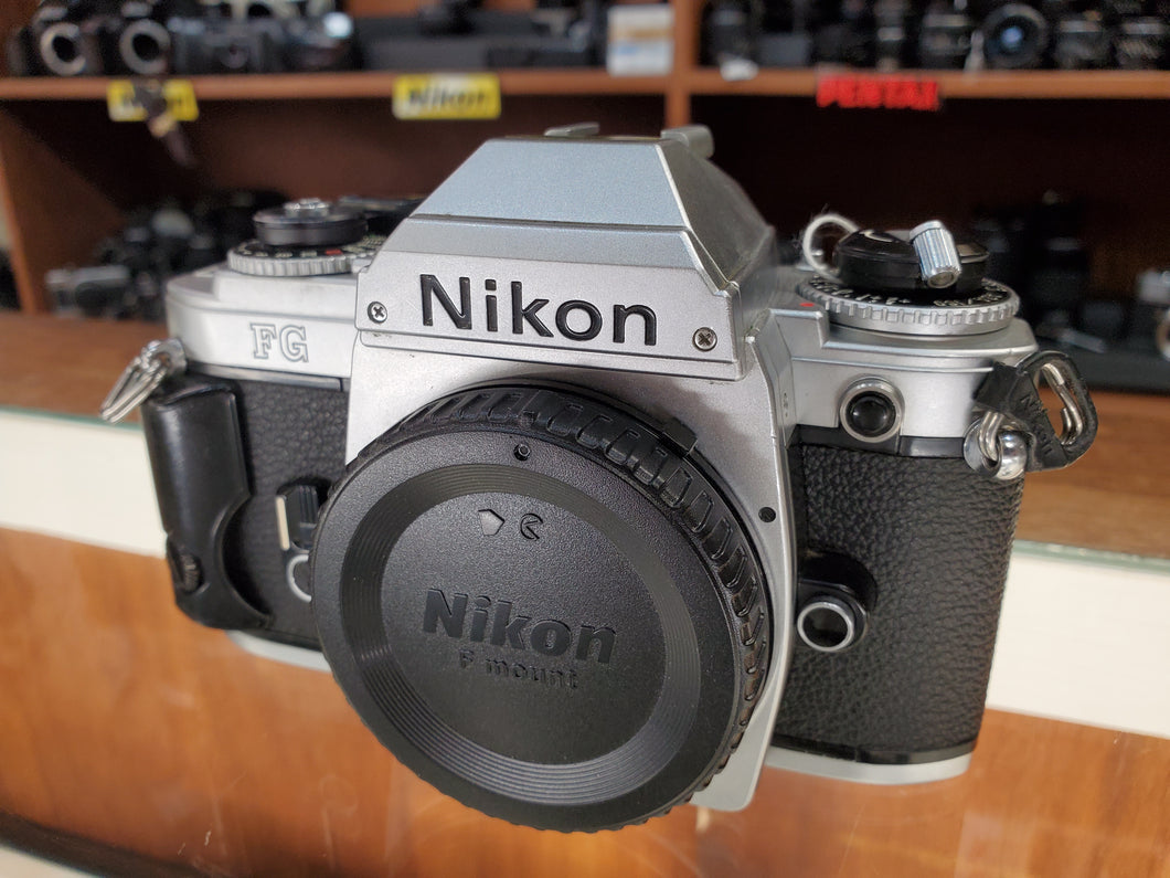 Nikon FG, 35mm SLR Film Camera, Near MINT, Professional CLA, Canada - Paramount Camera & Repair