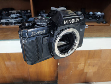 Minolta X-700, 35mm SLR Film Camera, Professional CLA, Canada - Paramount Camera & Repair