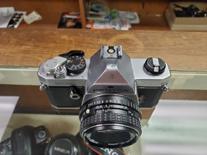 Pentax MX Asari with Pentax-M SMC 50mm F2, 35mm Film Camera, CLA'd, Warranty - Paramount Camera & Repair