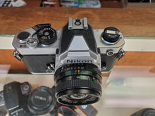 Load image into Gallery viewer, Nikon FM 35mm SLR Film Camera, Near MINT, CLA&#39;d, Tested, Warranty - Used Condition 9.5/10 - Paramount Camera &amp; Repair