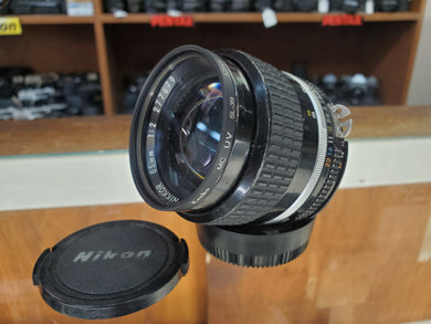 Nikon Nikkor 85mm f/2 AI-S Nikon Manual Film Lens - Used Condition 7/10 - Paramount Camera & Repair