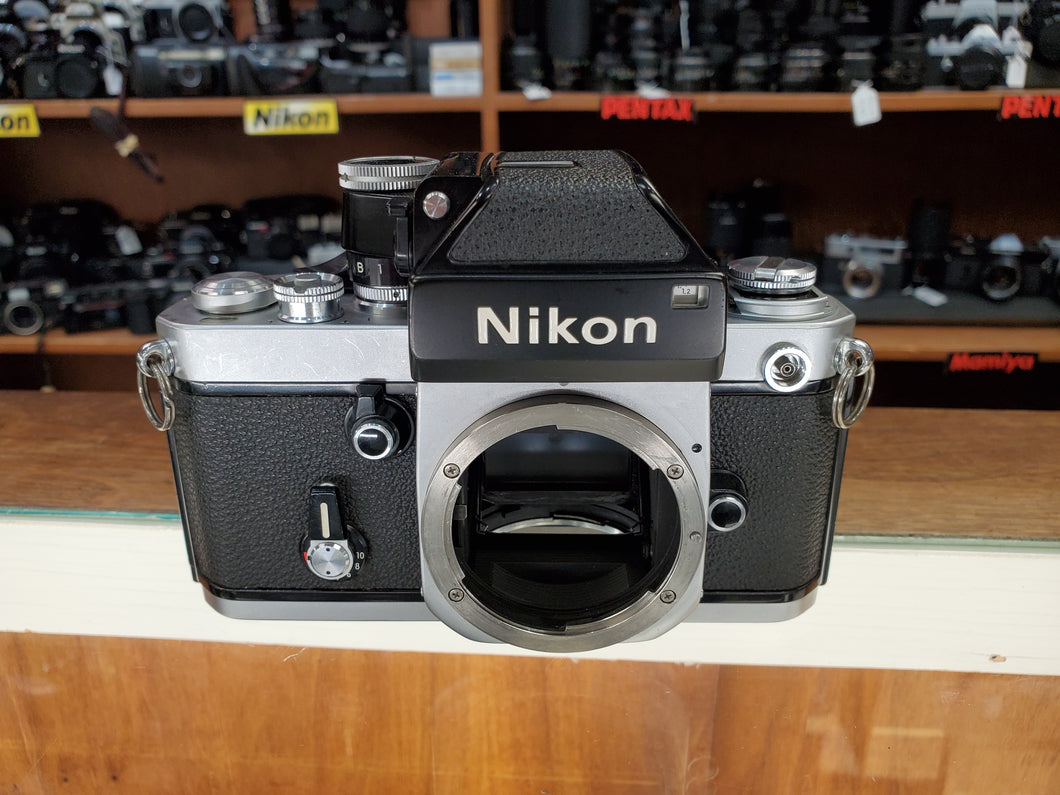 Nikon F2 Photomic w/ DP-1 Viewfinder, 35mm SLR Film Camera, CLA, Canada - Paramount Camera & Repair