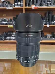 Canon EF-S 18-135mm f/3.5-5.6 IS STM lens - Used Condition 10/10 - Paramount Camera & Repair