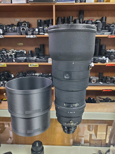 Nikon 400mm F/2.8D ED IF AF-I Super Telephoto, Upgraded Double Hood, Camo Cover - Paramount Camera & Repair