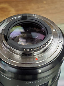 Sigma ART 50mm 1.4 DG HSM, Nikon Mount - Used 8/10 - Paramount Camera & Repair