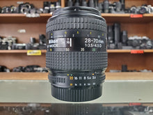 Load image into Gallery viewer, Nikon AF Nikkor 28-70mm f/3.5-4.5 D Zoom Lens - Mint Condition - Paramount Camera &amp; Repair
