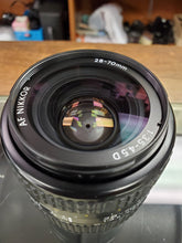 Load image into Gallery viewer, Nikon AF Nikkor 28-70mm f/3.5-4.5 D Zoom Lens - Mint Condition - Paramount Camera &amp; Repair