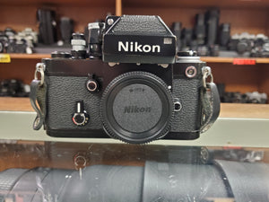 Nikon F2 Photomic w/ DP-1 Viewfinder, Black SLR Film Camera, CLA, Canada - Paramount Camera & Repair