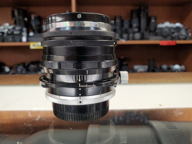 RARE - Nikon PC-Nikkor 35mm f/3.5 - Early Series Shift-Film Lens -Cond. 8/10 - Paramount Camera & Repair