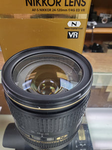 AF-S Nikon 24-120mm f/4G ED VR - Like new - Condition 10/10 - Paramount Camera & Repair