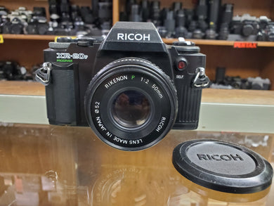 Ricoh XR-20sp Program w/50mm F2 lens, CLA'd, New Light Seals, Canada - Paramount Camera & Repair