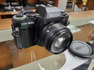 Ricoh XR-20sp Program w/50mm F2 lens, CLA'd, New Light Seals, Canada - Paramount Camera & Repair