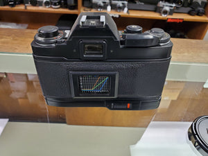Ricoh XR-P Multi Program w/50mm F2 lens, Winder, CLA'd, New Light Seals, Canada - Paramount Camera & Repair