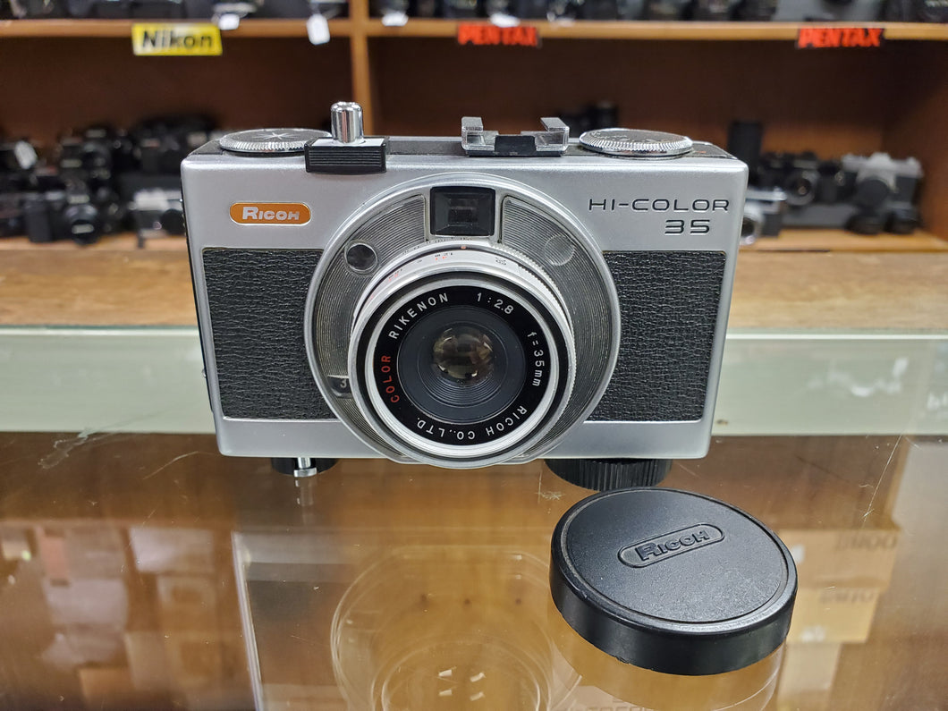 Ricoh Hi-Color 35 w/35mm 2.8 lens, Compact Film Camera, CLA'd, Canada - Paramount Camera & Repair