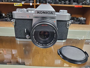 Konica Autoreflex T3, 35mm SLR Film Camera w/ 40m F1.8 Lens, CLA'd, Canada - Paramount Camera & Repair