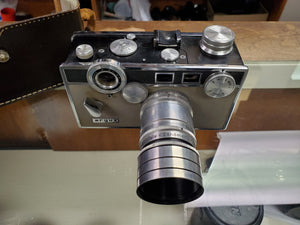 Rare Argus Cintar C3 Camera w/Tele-Sandmar 100mm 4.5 lens, CLA'd, Warranty - Paramount Camera & Repair