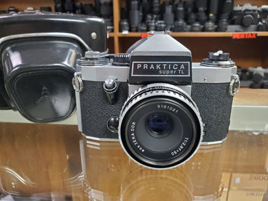 Rare German Praktica Super TL w/50mm 2.8 lens, CLA'd, Mint Condition, Warranty - Paramount Camera & Repair