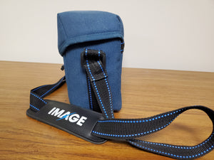 Vintage Image Blue Used Film Camera Bag Small Flip Top - Paramount Camera & Repair