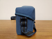 Load image into Gallery viewer, Vintage Image Blue Used Film Camera Bag Small Flip Top - Paramount Camera &amp; Repair