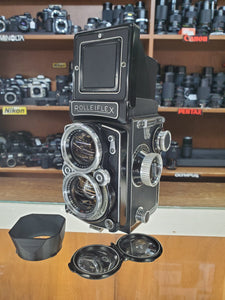 Rollei Rolleiflex 2.8C TLR Xenotar 80mm F/2.8 Lens, CLA'd, Warranty, New Leather - Paramount Camera & Repair