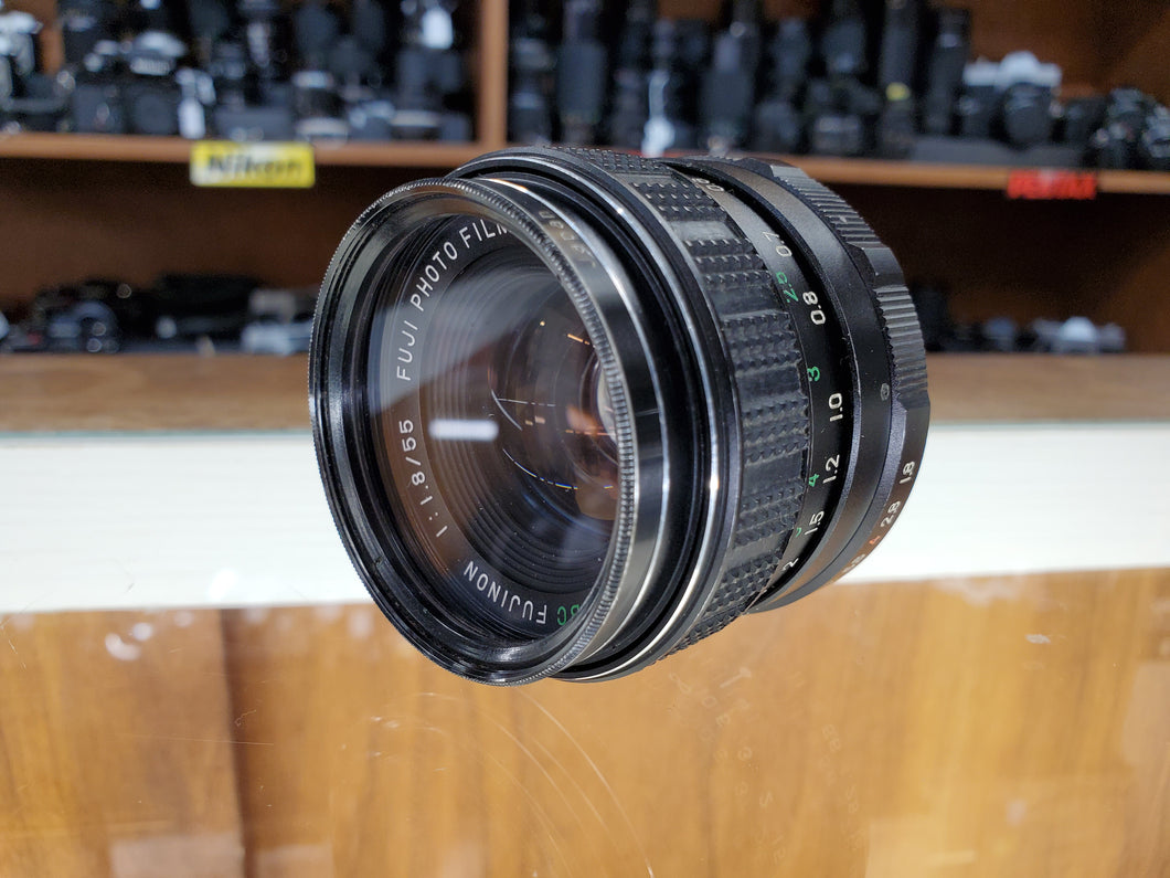 Fujinon 55mm 1.8 EBC M42 Mount Fuji Portrait Manual Lens, Cleaned, Canada - Paramount Camera & Repair