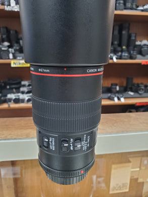 MINT Canon EF 100mm F/2.8 L IS USM Macro AF Lens - Pro Full Frame - Canada - Paramount Camera & Repair