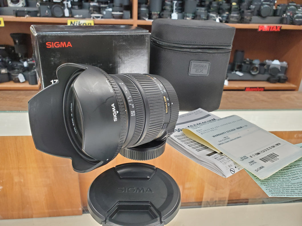 MINT * Sigma 17-50mm f/2.8 EX DC OS HSM FLD Lens for Nikon