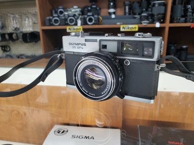 Olympus 35 SPn Rangefinder, Full CLA, Meter tested, New Light Seals, Canada - Paramount Camera & Repair