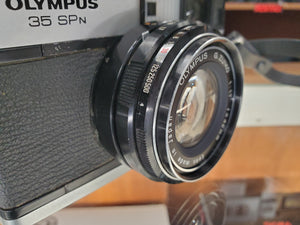 Olympus 35 SPn Rangefinder, Full CLA, Meter tested, New Light Seals, Canada - Paramount Camera & Repair