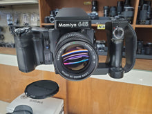 Load image into Gallery viewer, Mamiya 645 Super w/Grips, 150mm F3.5 N, almost MINT, CLA&#39;d, Canada - Paramount Camera &amp; Repair