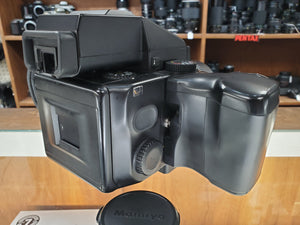 Mamiya 645 Super w/Grips, 150mm F3.5 N, almost MINT, CLA'd, Canada - Paramount Camera & Repair