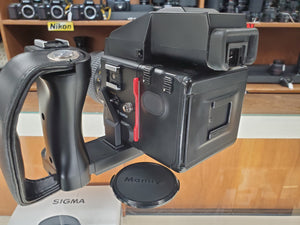 Mamiya 645 Super w/Grips, 150mm F3.5 N, almost MINT, CLA'd, Canada - Paramount Camera & Repair