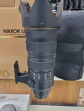 Nikon AF-S 70-200mm f/2.8G VR II Lens MINT Condition 10/10 - Paramount Camera & Repair
