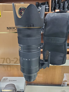Nikon AF-S 70-200mm f/2.8G VR II Lens MINT Condition 10/10 - Paramount Camera & Repair