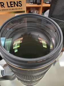 Nikon AF-S 70-200mm f/2.8G VR II Lens MINT Condition 10/10 - Paramount Camera & Repair