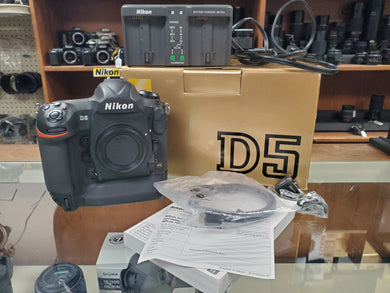 Nikon D5, Pro Full Frame DSLR, 20.8MP, 14FPS, Dual XQD, Like New - Paramount Camera & Repair