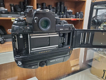 Load image into Gallery viewer, Nikon F4 with MB-23 DP-20 Black 35mm Film Camera - CLA&#39;d, Seals, Warranty - Paramount Camera &amp; Repair