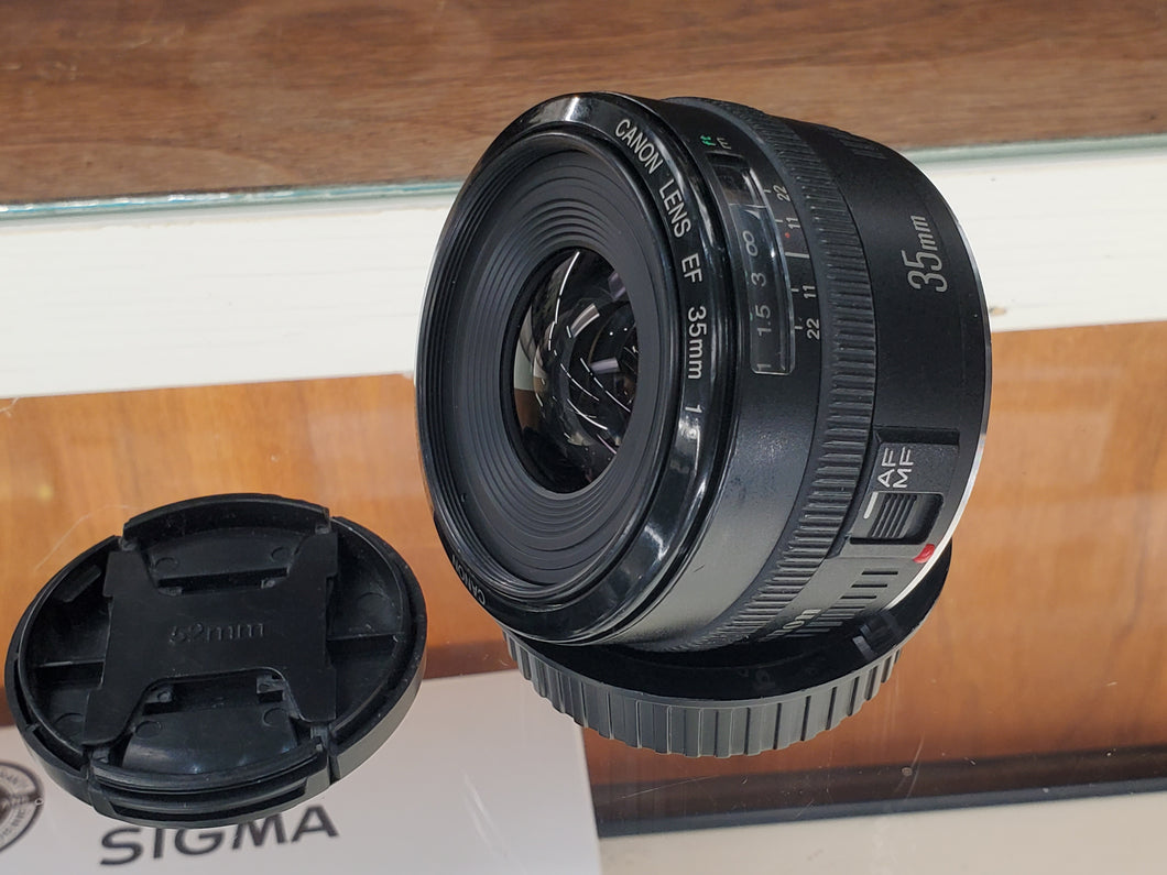 Canon EF 35mm f/2 Wide Angle lens - Cleaned, Used Condition 9.5/10 - Paramount Camera & Repair