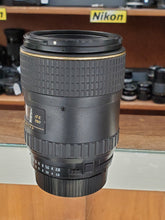 Load image into Gallery viewer, Tokina 100mm F2.8 D at-X PRO M Macro Lens - Nikon AF Mount Used Condition 8/10 - Paramount Camera &amp; Repair