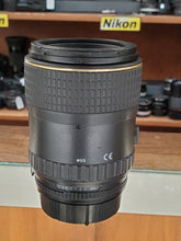 Load image into Gallery viewer, Tokina 100mm F2.8 D at-X PRO M Macro Lens - Nikon AF Mount Used Condition 8/10 - Paramount Camera &amp; Repair
