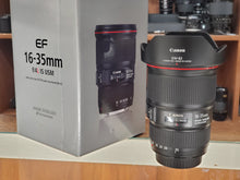 Load image into Gallery viewer, Canon EF 16-35mm f/4L is USM Lens - Pro Full Frame - Mint Condition - Paramount Camera &amp; Repair