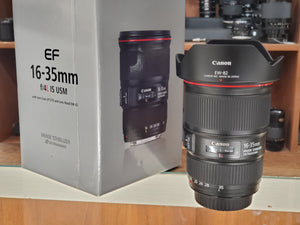 Canon EF 16-35mm f/4L is USM Lens - Pro Full Frame - Mint