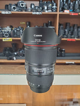 Load image into Gallery viewer, Canon EF 16-35mm f/4L is USM Lens - Pro Full Frame - Mint Condition - Paramount Camera &amp; Repair