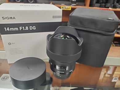 Sigma 14mm f/1.8 Art DG HSM Lens for Nikon - Wide Angle - Paramount Camera & Repair