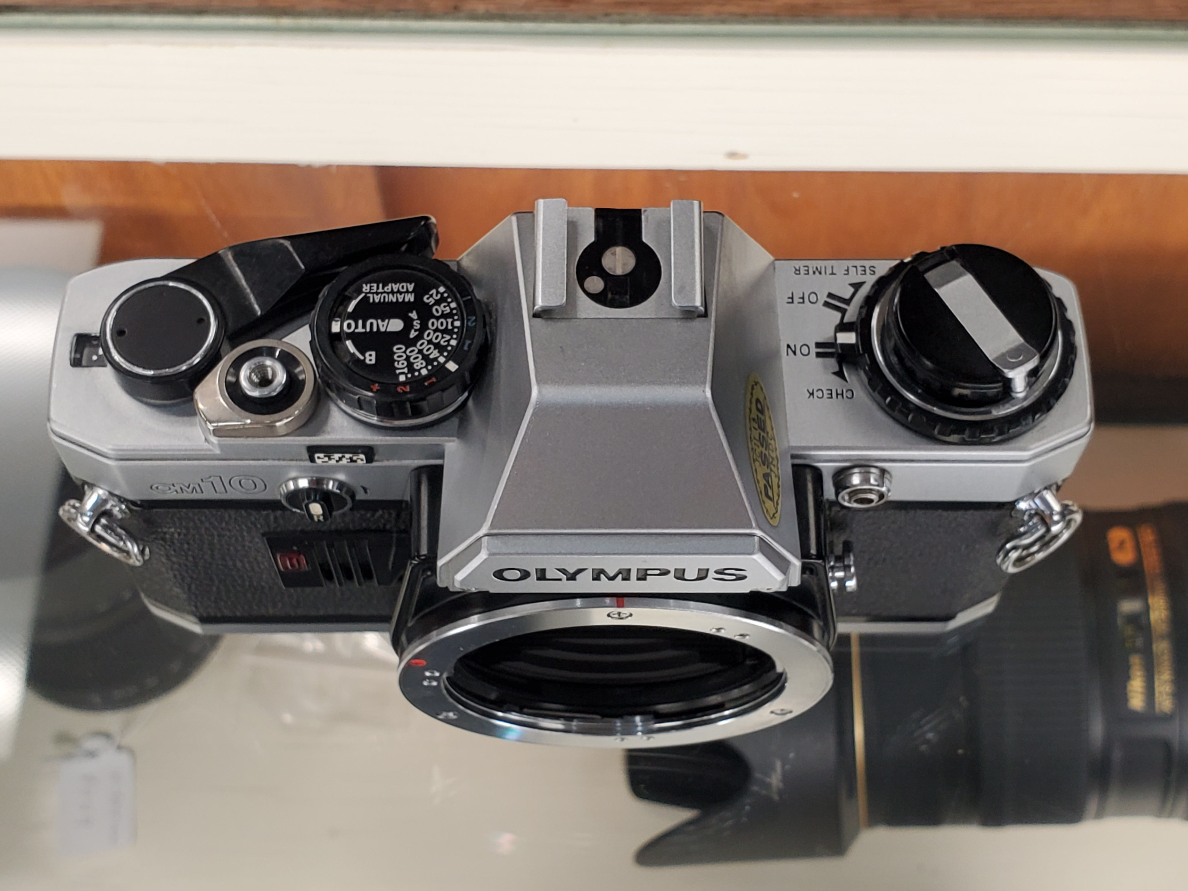 Olympus OM10 SLR 35mm film camera, Professional CLA, New Mirror Foam - Paramount Camera & Repair