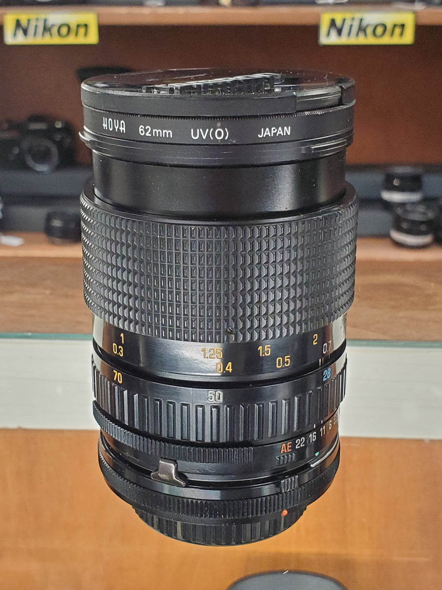 Tamron 28-70mm F3.5-4.5 Zoom Lens, Canon FD mount, Canada – Paramount ...
