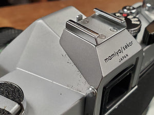 Mamiya MSX 500 35mm Film Camera w/50mm F2 lens, CLA, Light Seals, Mirror Foam - Paramount Camera & Repair